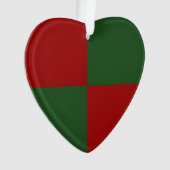 Rote und grüne Rechtecke Ornament (Vorderseite)