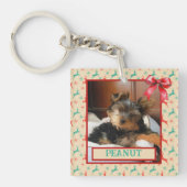 Rote und grüne Rentiere - Foto für Kinder oder Hau Schlüsselanhänger (Vorderseite)