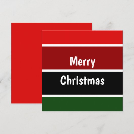 Rote und grüne Streifen (Vorne/Hinten)