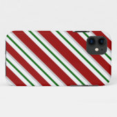 Rote und grüne Streifen Case-Mate iPhone Hülle (Rückseite (Horizontal))