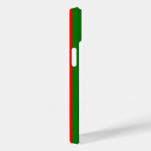 Rote und grüne Streifen Case-Mate iPhone Hülle (Rückseite / Rechts)