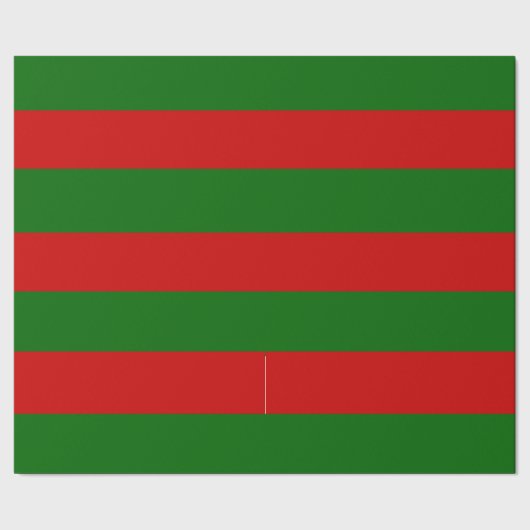 Rote und grüne Streifen Geschenkpapier (Saum)