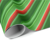 Rote und grüne Streifen Geschenkpapier (Rolleneckpunkt)