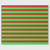 Rote und grüne Streifen Geschenkpapier (Flach)