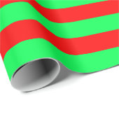 Rote und grüne Streifen Geschenkpapier (Rolleneckpunkt)
