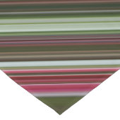 Rote und grüne Streifen Kurzer Tischläufer (Ecke)