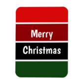 Rote und grüne Streifen Magnet (Vertikal)