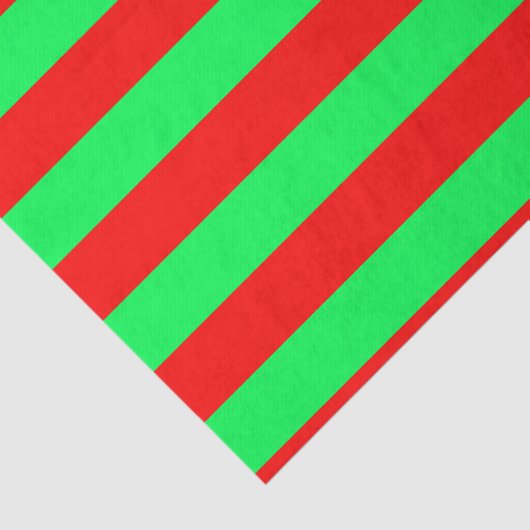 Rote und grüne Streifen Seidenpapier (Ausschnitt)