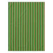 Rote und grüne Streifen Tischdecke (Vorderseite)
