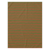 Rote und grüne Streifen Tischdecke (Vorderseite)
