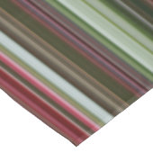 Rote und grüne Streifen Tischdecke (Schrägansicht)