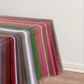 Rote und grüne Streifen Tischdecke (Beispiel)