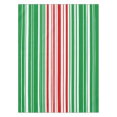 Rote und grüne Streifen Tischdecke (Vorderseite)