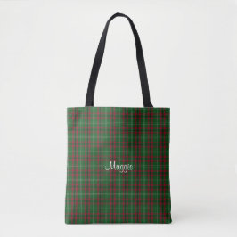 Rote und grüne Tartan-Taschen-Tasche Tasche