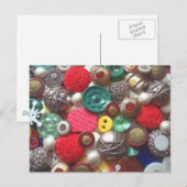 Rote und grüne Tastenkombination Postkarte (Vorne/Hinten)