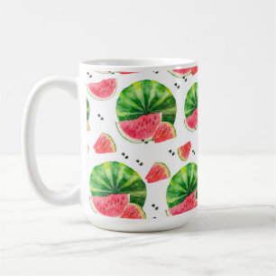 ROTE UND GRÜNE WASSERMELON-SCHICHTEN KAFFEETASSE