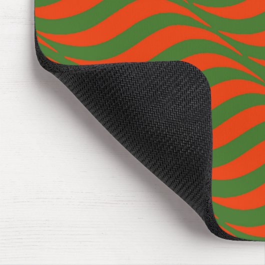 Rote und Grüne Waves Mousepad (Ecke)