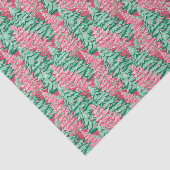 Rote und grüne Weihnachtsbaumen Seidenpapier (Ausschnitt)