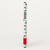 Rote und grüne Weihnachtsbeleuchtung l Name Case-Mate iPhone Hülle (Hinten/Rechts)