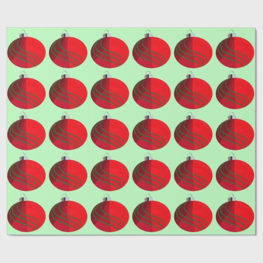 Rote und grüne Weihnachtsbrillen - Umschlagpapier Geschenkpapier (Flach)