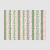 Rote und grüne Weihnachtsgärten Seidenpapier (Vorderseite)