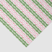 Rote und grüne Weihnachtsgärten Seidenpapier (Ausschnitt)