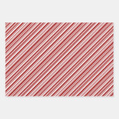 Rote und grüne Weihnachtspapiere Geschenkpapier Set (Vorderseite 3)