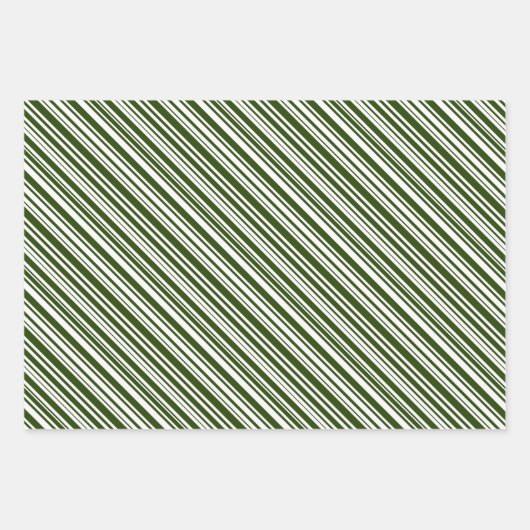 Rote und grüne Weihnachtspapiere Geschenkpapier Set (Vorderseite 2)