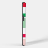 Rote und grüne Weihnachtsstreifen - Handy-Case Case-Mate iPhone Hülle (Rückseite / Rechts)