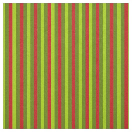 Rote und grüne Weihnachtsstreifen Stoff (Muster)