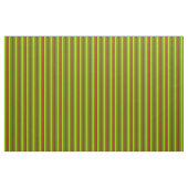 Rote und grüne Weihnachtsstreifen Stoff (Fat Quarter (45,7 x 55,9 cm))