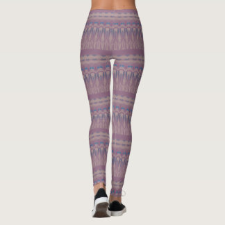 rote und grüne Zickzacklinie  Leggings