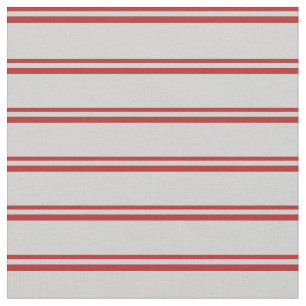 Rote und hellgraue Streifen/Linienmuster Stoff