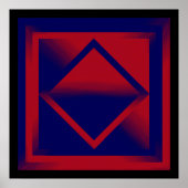Rote und Lila Waagen Poster (Vorne)