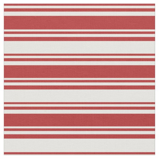 Rote und minte Creme Farbige Streifen/Linienmuster Stoff (Nahaufnahme)
