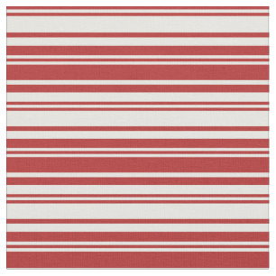 Rote und Minze Cremes Streifen/Linienmuster Stoff
