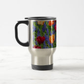 Rote und orange Tulpen Reisebecher (Links)