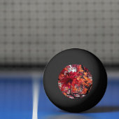 Rote und orangefarbene Blätter Tischtennisball (Netto)