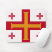 Rote und orangefarbene Maus-Pad Mousepad (Mit Mouse)