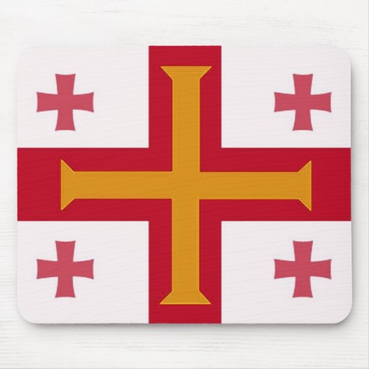 Rote und orangefarbene Maus-Pad Mousepad (Vorne)