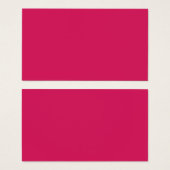 Rote und rosa Blume mit üppig grünem l (Vorne & Hinten)