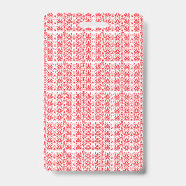 Rote und rosa Blumengrafiken mit Geranien Ausweis