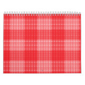 Rote und rosa Blumengrafiken mit Geranien Kalender (Titelbild)