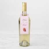 Rote und rosa Blumenzwiebeln Flaschenanhänger (Auf Flasche)