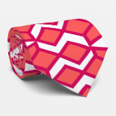 Rote und rosa Bowties Krawatte (Gerollt)