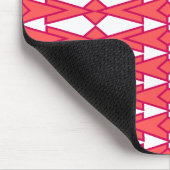 Rote und rosa Bowties Mousepad (Ecke)