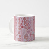 Rote und rosa Flecken Kaffeetasse (Vorderseite Links)