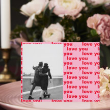 Rote und rosa Fotos | Happy Valentines Day Pos