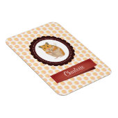 Rote und rosa Girls Hamster Magnet (Rechte Seite)