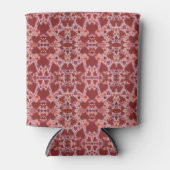 Rote und rosa Herzen Dosenkühler (Vorderseite)
